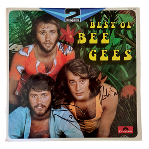 Bee Gees Autographed 'The Best Of' LP COA #TB33649 - Smith & Son's Collectibles