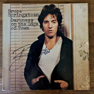 Bruce Springsteen Autographed 'Darkness On The Edge' LP COA #BS56598 - Smith & Son's Collectibles