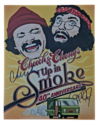 Cheech Marin & Tommy Chong Autographed COA #CC49755 - Smith & Son's Collectibles
