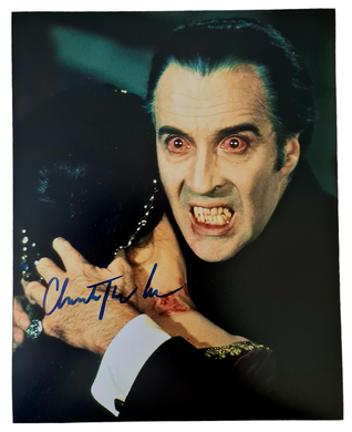 Christopher Lee Autographed COA #CL79885 - Smith & Son's Collectibles