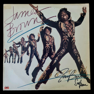 James Brown Autographed 'Non Stop' LP COA #JB44487