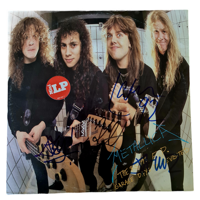 Metallica Autographed 'Mini LP' COA #TM44871 - Smith & Son's Collectibles