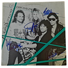 Load image into Gallery viewer, Van Halen Autographed &#39;When Its Love&#39; LP COA #VH77985 - Smith &amp; Son&#39;s Collectibles