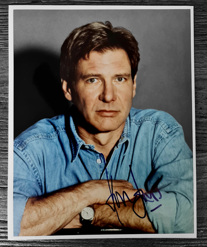 Harrison Ford Autographed Portrait 8x10 COA #HF19765