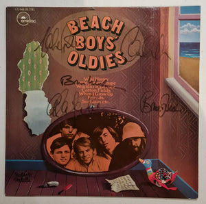 Beach Boys Autographed 'Oldies' Album COA #BB67472