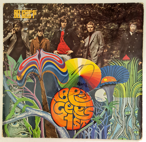 Bee Gees '1st' Fully Autographed LP COA #BG44569 - Smith & Son's Collectibles