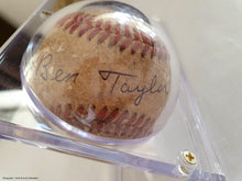 Load image into Gallery viewer, Ben Taylor - Autographed &#39;Vintage Baseball&#39; in Heavy Display Holder COA #BT26874