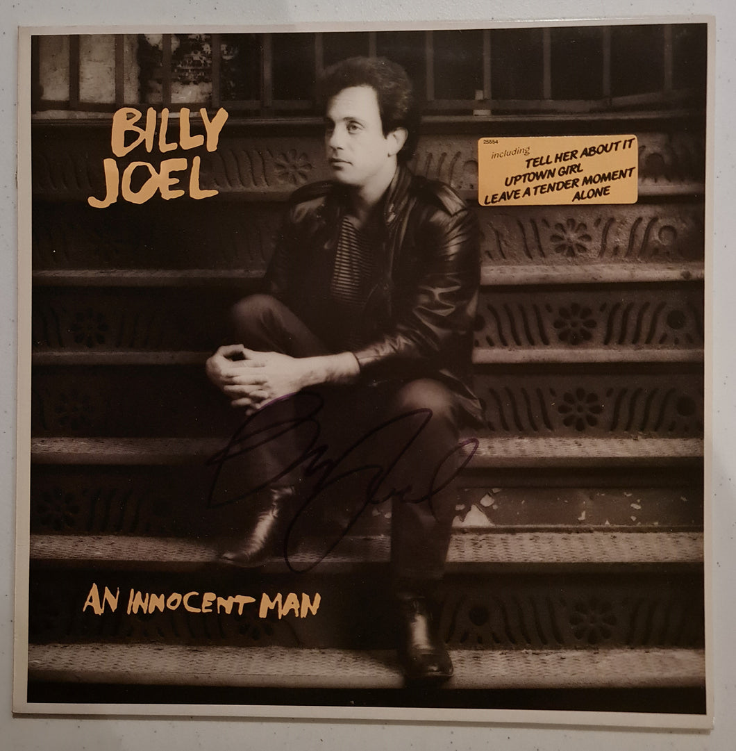 Billy Joel Autographed 'An Innocent Man' Album COA #BJ67352