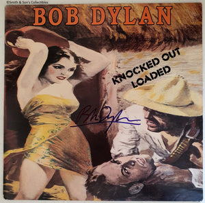 Bob Dylan Autographed "Knocked Out Loaded" Record Album COA #BD60875 - Smith & Son's Collectibles