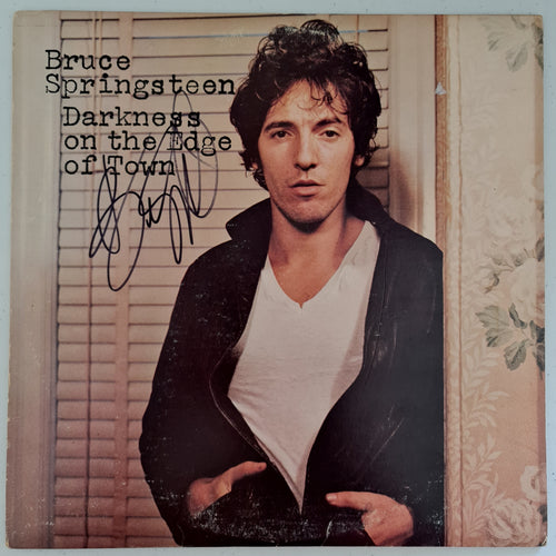 Bruce Springsteen 'Darkness' Autographed LP COA #BS75449 - Smith & Son's Collectibles
