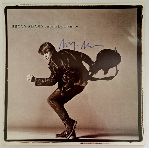 Bryan Adams 'Cuts Like A Knife' Autographed LP COA #BA25976 - Smith & Son's Collectibles