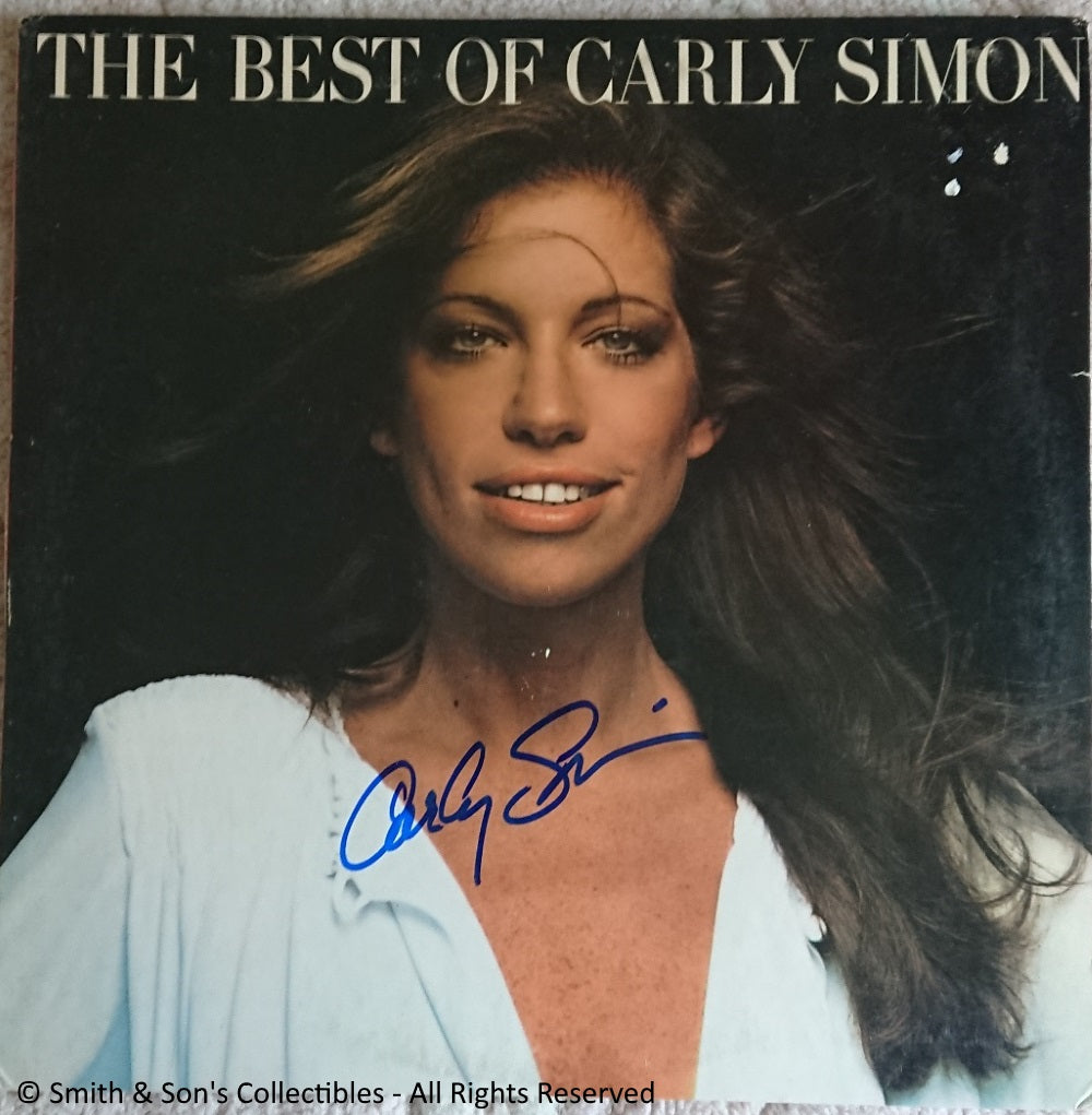 Carly Simon Autographed Album