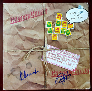 Cheech Marin & Tommy Chong Autographed Album COA #CC95987