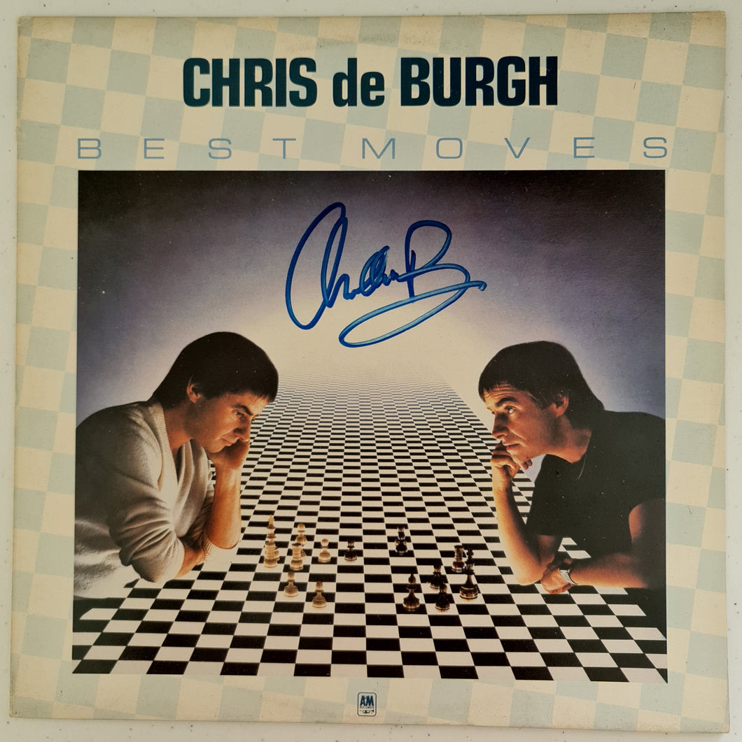 Chris de Burgh 'Best Moves' Autographed LP COA CB19764