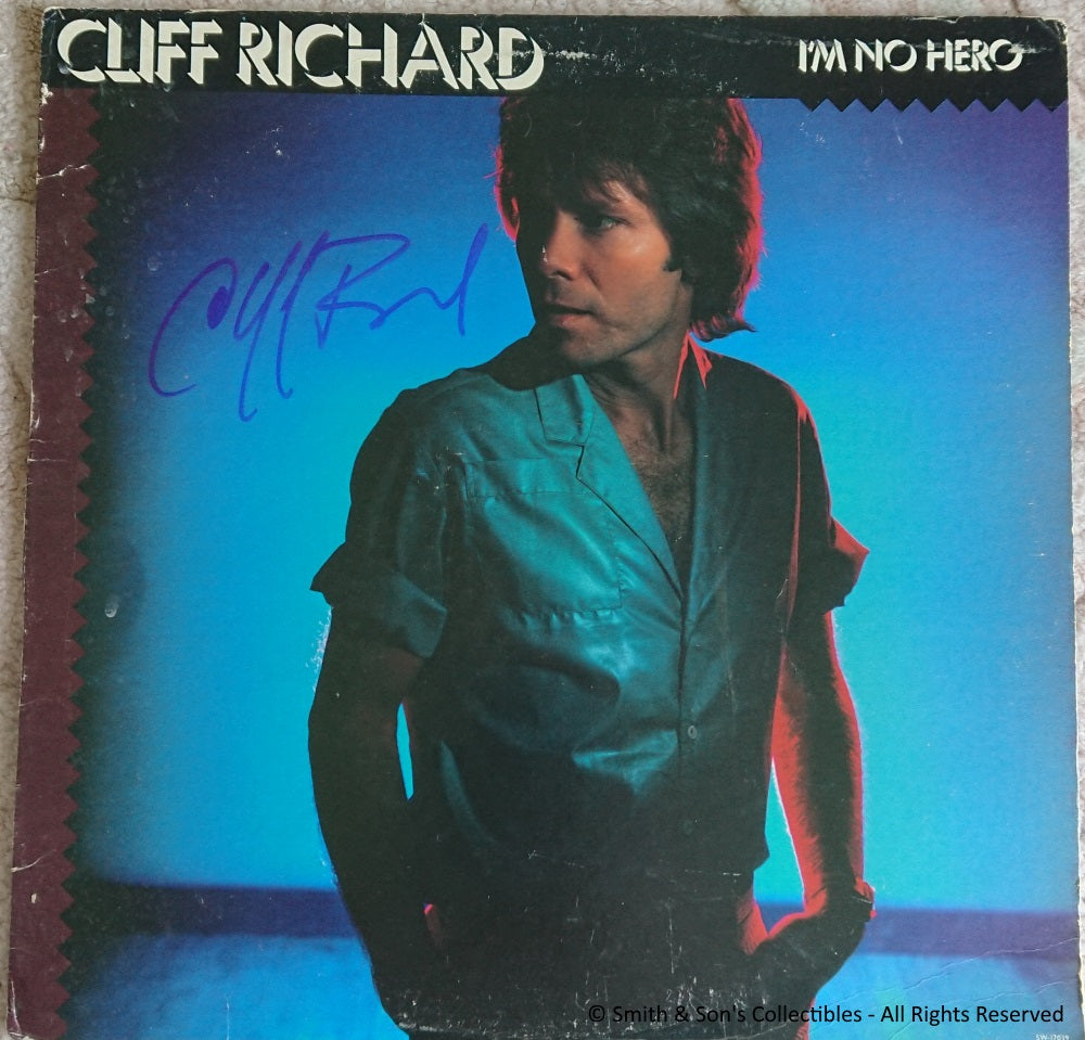 Cliff Richard Autographed Record Album