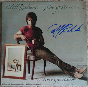 Cliff Richard Autographed Now You See Me 
