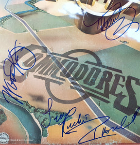 Commodores Autographed Album COA #TC85697
