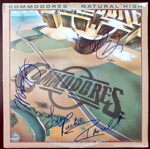 Commodores Autographed Album COA #TC85697 - Smith & Son's Collectibles