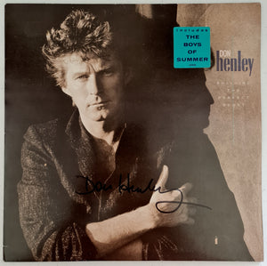 Don Henley Autographed 'Building the Perfect Beast' LP - COA #DH69431