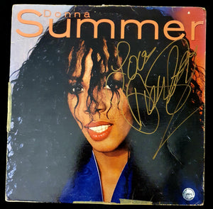 Donna Summer Autographed Self Titled LP COA #DS43987