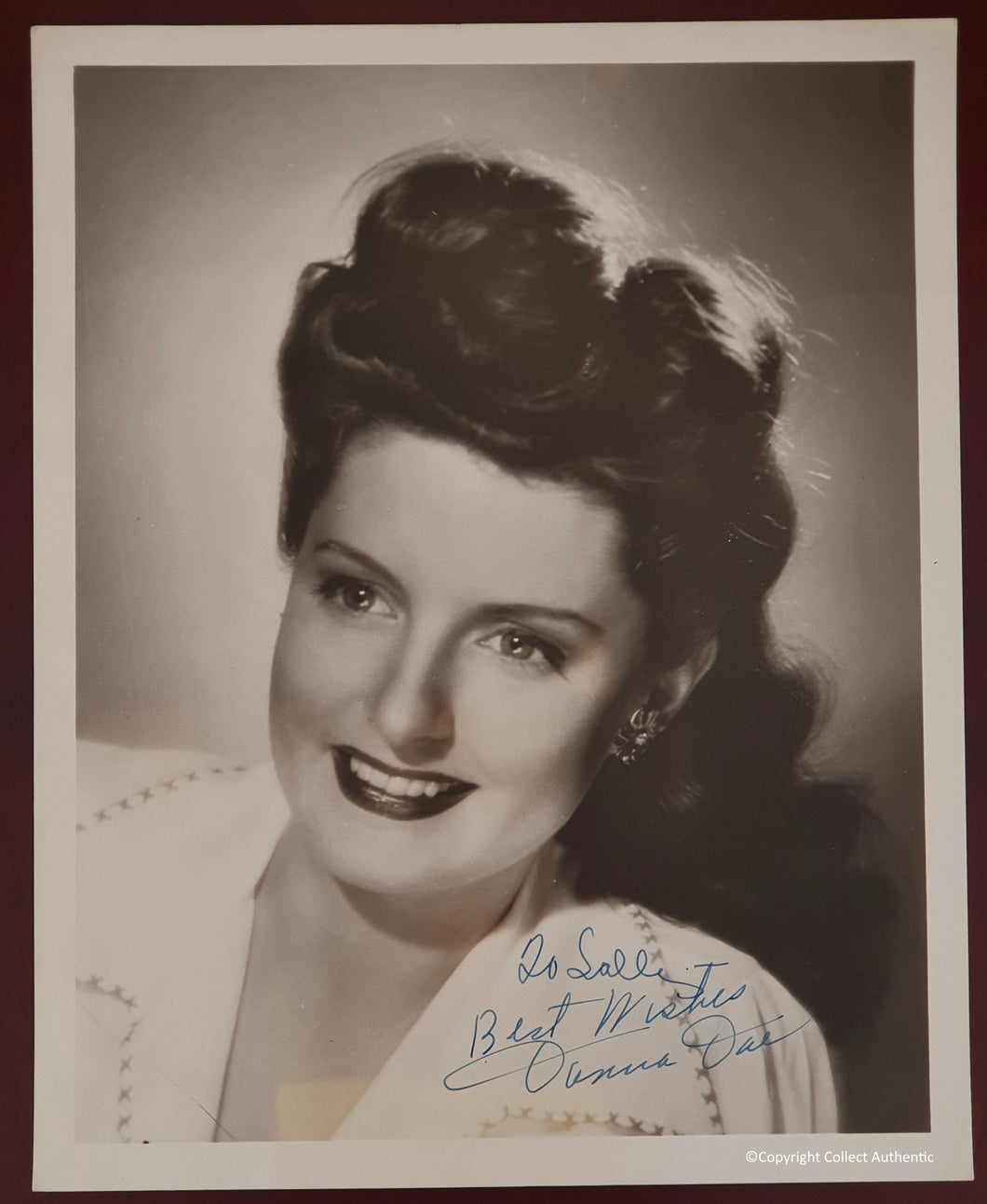 Donna Dae Autographed Vintage Glossy 8x10 Photo COA #DD47365