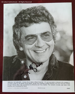 Dudley Moore Autographed Glossy "10" 7x9 Photo - COA #DM59326