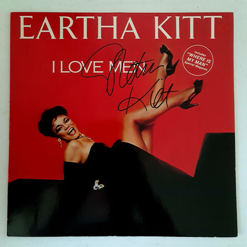 Eartha Kitt Autographed 'I Love Men' COA #EK66972 - Smith & Son's Collectibles