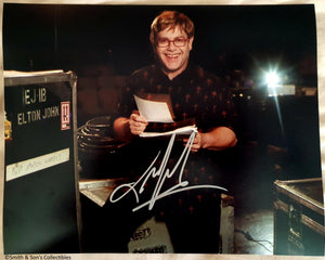 Elton John Autographed Photo COA #EJ54978