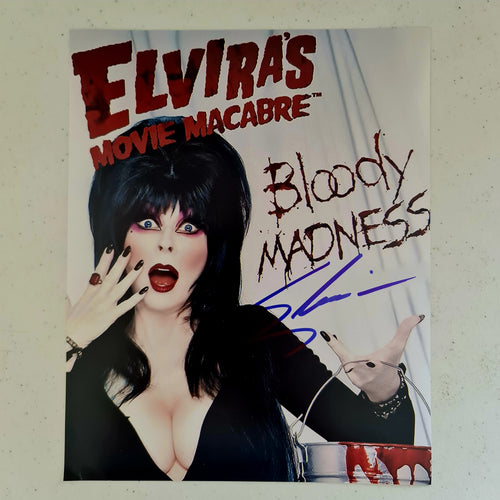 Elvira Autographed 8x10 Photo COA #EA49734 - Smith & Son's Collectibles