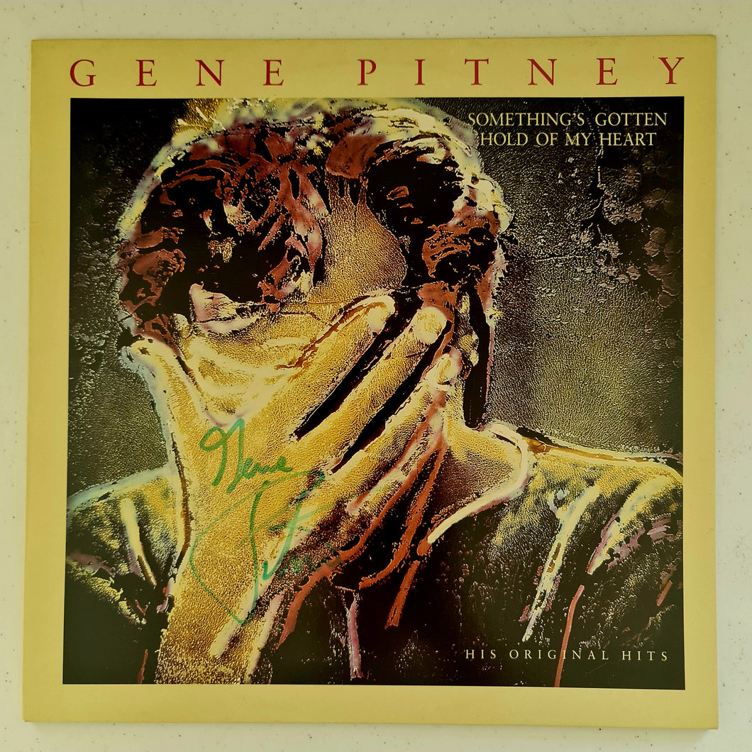 Gene Pitney Autographed 'Somethings Gotten Hold Of My Heart LP COA #GP44468 - Smith & Son's Collectibles