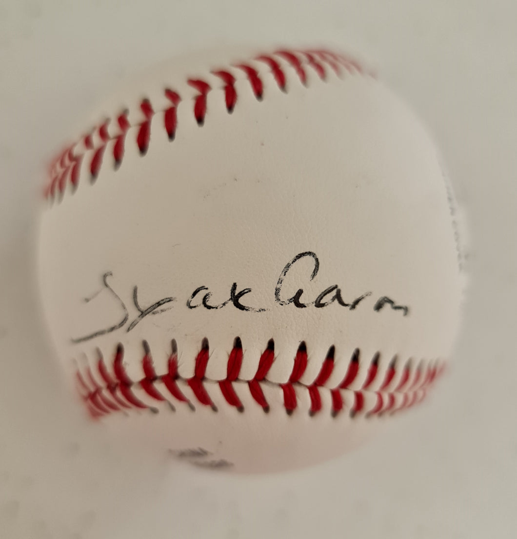 Hank Aaron 'Braves' autographed Baseball Certified COA #HE46335 - Smith & Son's Collectibles