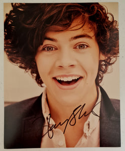 Harry Styles Autographed 8x10 Photo COA #HS4469