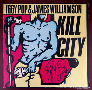 IGGY POP Autograph KILL CITY LP COA #IP29874 - Smith & Son's Collectibles