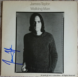 James Taylor Autographed Walking Man