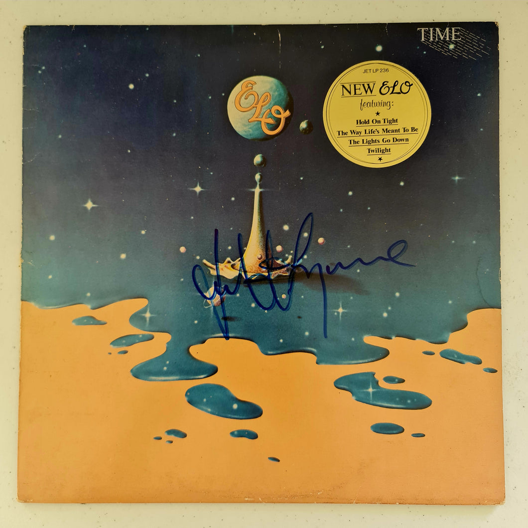 Jeff Lynne Autographed  'TIME' LP COA #JL8973