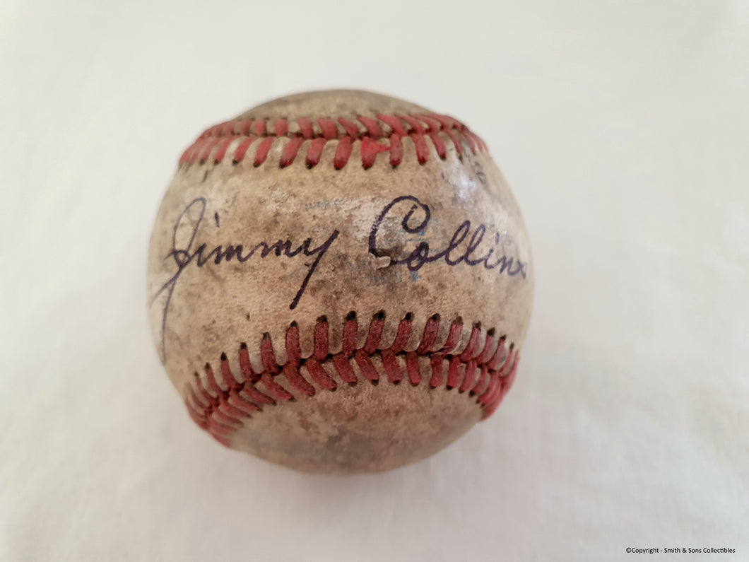 Jimmy Collins - Autographed 'Vintage Baseball' COA #JC25764 - Smith & Son's Collectibles