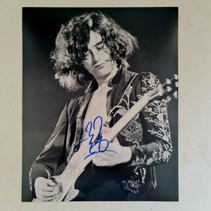 Jimmy Page Autographed Led Zeppelin 8x10 Photo COA #JP84975