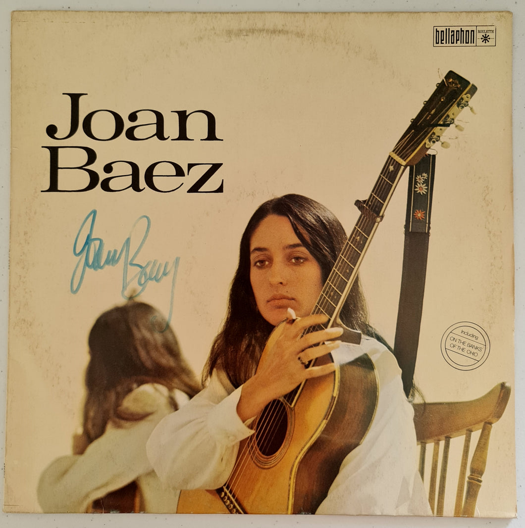 Joan Baez 'Self Titled' Autogrpahed LP COA #JB14496