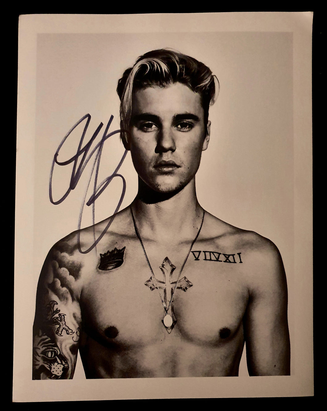 Justin Bieber Autographed 8x10 Photo COA #JB38464