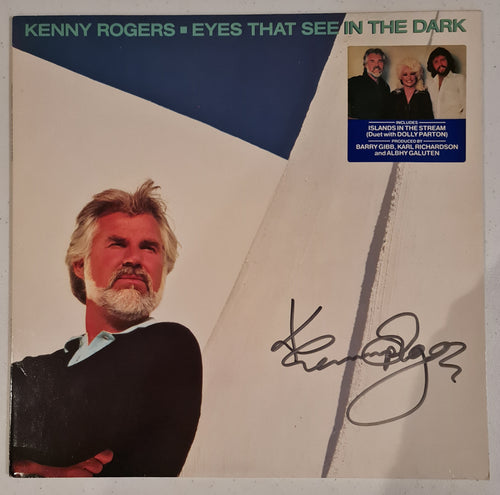 Kenny Rogers Autographed 'Eyes That See' Album COA #KR66452 - Smith & Son's Collectibles