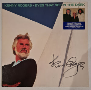 Kenny Rogers Autographed 'Eyes That See' Album COA #KR66452