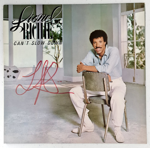 Lionel Ritchie 'Cant Slow Down' Autographed COA #LR49786 - Smith & Son's Collectibles