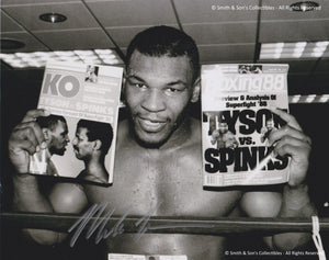 Mike Tyson - Autographed Signed