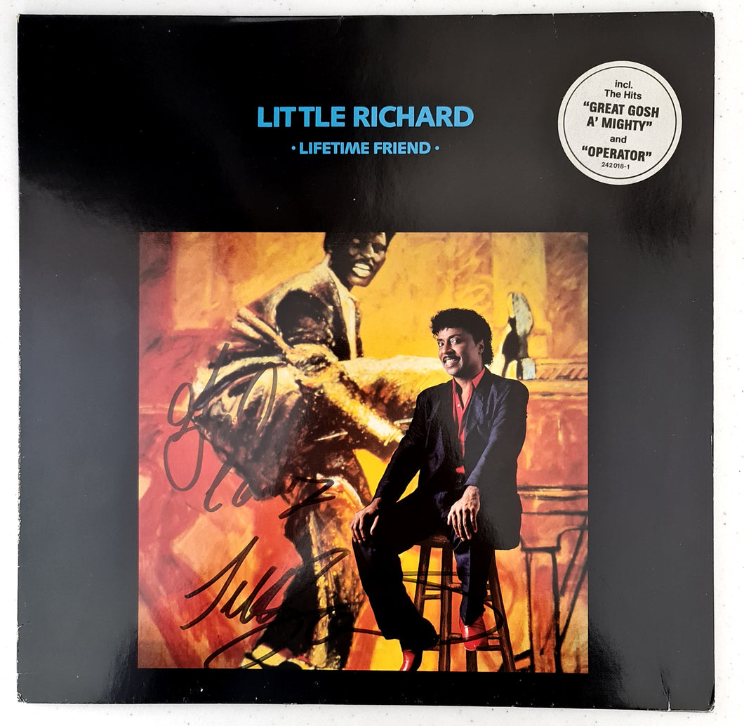 Little Richard 'Life Time Friend' Autographed COA #LR65568
