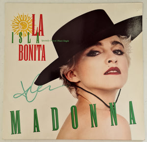 Madonna 'La Isla Bonita' Autographed 12inch COA #MD33658
