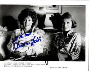 Mary Tyler Moore & Christina Lahti Autographed 8x10 Photo - COA #MT58860