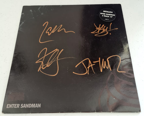 Metalica 'Enter Sandman' LP COA #MT54866 - Smith & Son's Collectibles