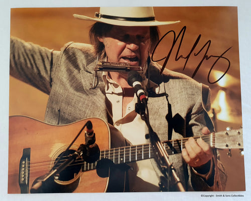 Neil Young Autographed Glossy 8x10 Photo COA #NY44178 - Smith & Son's Collectibles