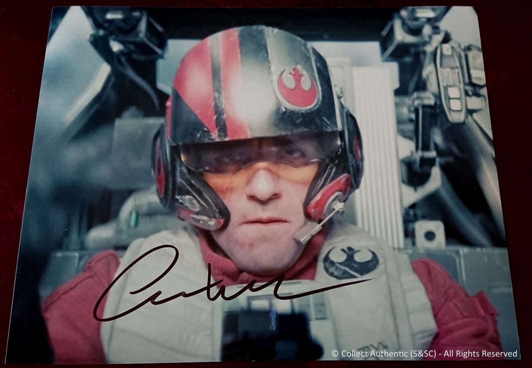 Oscar Isaac Autographed Star Wars The Force Awakens 8x10 Photo - COA #OI58880