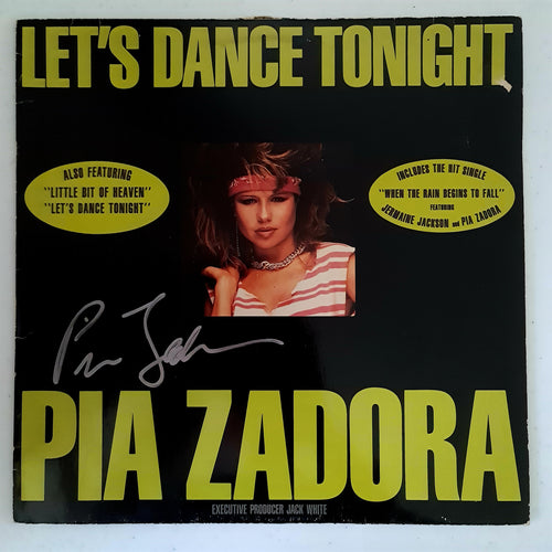 Pia Zadora Autographed 'Lets Dance Tonight' COA #PZ14972 - Smith & Son's Collectibles
